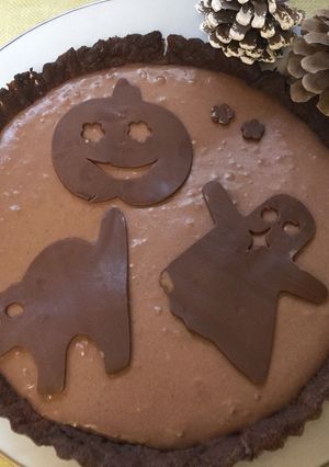 〃ハロウィンブラックレアチーズタルト-レシピのメイン写真