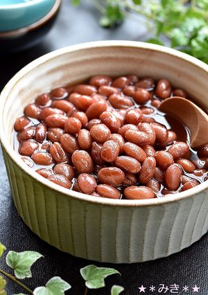 母の味☆圧力鍋でほっこり金時豆の甘煮-レシピのメイン写真