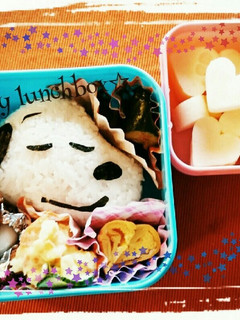 キャラ弁 簡単☆スヌーピー☆-レシピのメイン写真