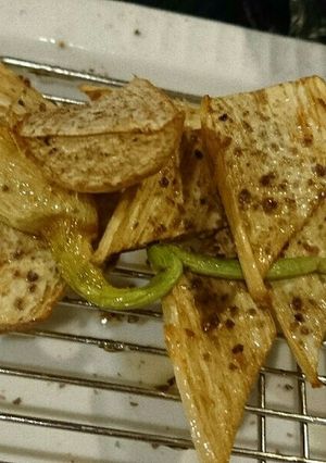 真菰茸★マコモタケ素揚げルビーソルト風味-レシピのメイン写真