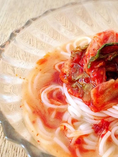 ごまだれキムチそうめん-レシピのメイン写真