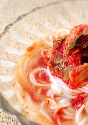 ごまだれキムチそうめん-レシピのメイン写真
