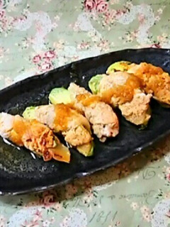 アボカドとキムチの肉巻き☆梨ソース♪-レシピのメイン写真
