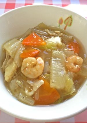 中華丼　給食-レシピのメイン写真