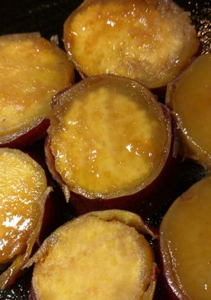 さつまいものハチミツとじゃばら煮-レシピのメイン写真