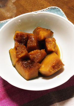 かぼちゃの煮物☆調味料少な目でホクホク♪-レシピのメイン写真