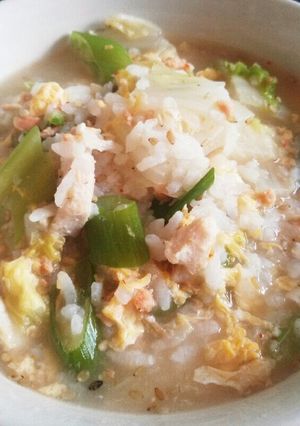 ピリ辛鶏雑炊-レシピのメイン写真
