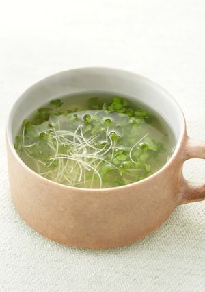 丸鶏スプラウトスープ-レシピのメイン写真