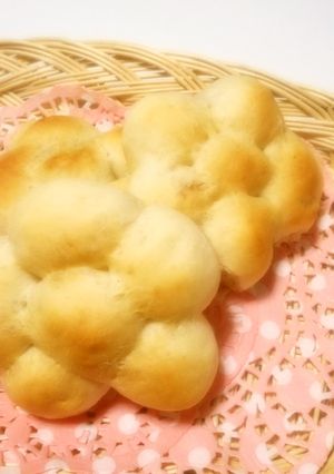 しあわせのお花丸パン-レシピのメイン写真