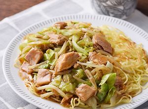 キャベツとシーチキンのあんかけ焼きそば-レシピのメイン写真