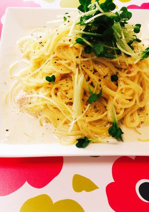 明太クリームパスタ-レシピのメイン写真