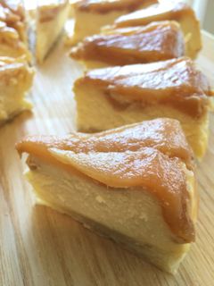 梨の簡単タルトタタン風チーズケーキ-レシピのメイン写真