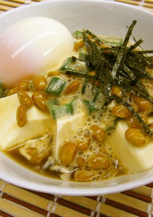 超簡単★納豆おくら豆腐-レシピのメイン写真