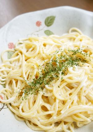バリラ♪お手軽にクリームチーズパスタ-レシピのメイン写真