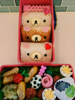 キャラ弁 パン リラックマ-レシピのメイン写真