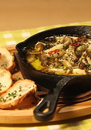 豆腐としめじのアヒージョ-レシピのメイン写真
