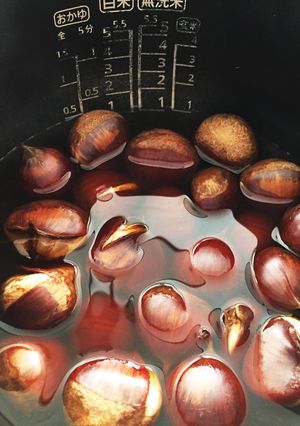 炊飯器で栗の簡単な茹で方-レシピのメイン写真