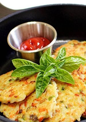 美味しい！卵ご飯チヂミ-レシピのメイン写真