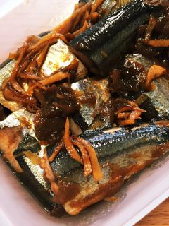 サンマの梅生姜煮-レシピのメイン写真