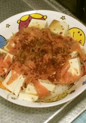 スモックサーモンの和風サラダ-レシピのメイン写真