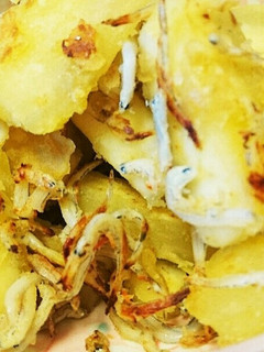 サツマイモとしらすの揚げ焼き風-レシピのメイン写真