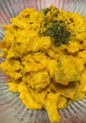 かぼちゃの煮物で、かぼちゃサラダ-レシピのメイン写真