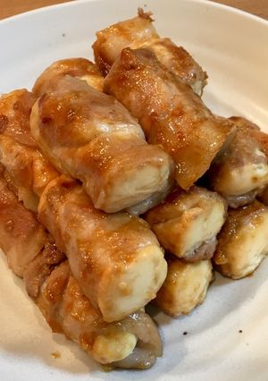 田楽風★簡単豆腐の豚肉巻き-レシピのメイン写真