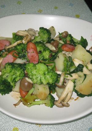 温野菜のバター醤油♪-レシピのメイン写真