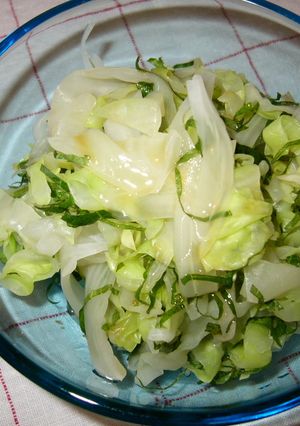 キャベツと青じその箸休め-レシピのメイン写真