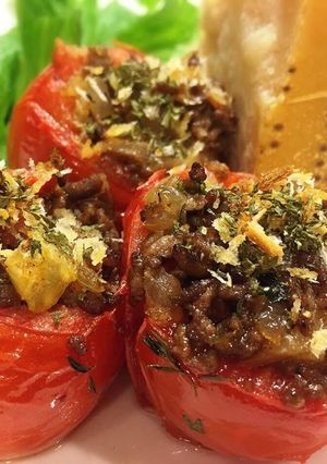 お店みたいなパーティー料理トマトファルシ-レシピのメイン写真