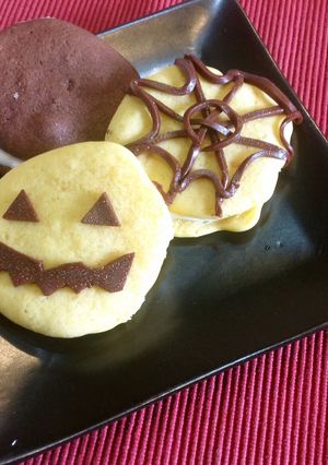 ハロウィンウーピーパイ-レシピのメイン写真