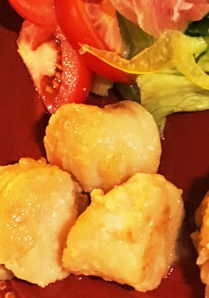 いつもの味に飽きたらホタテ漬けのバター焼-レシピのメイン写真