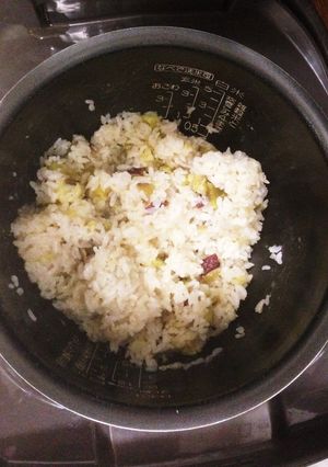 切り餅DEサツマイモのおこわ風-レシピのメイン写真