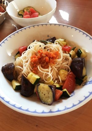 そうめんパスタ-レシピのメイン写真