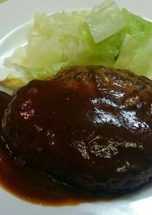 我が家のハンバーグ-レシピのメイン写真