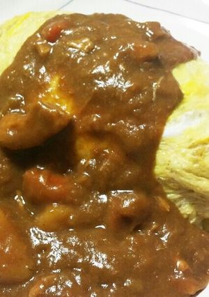 カレーオムライス 【カレーリメイク】-レシピのメイン写真