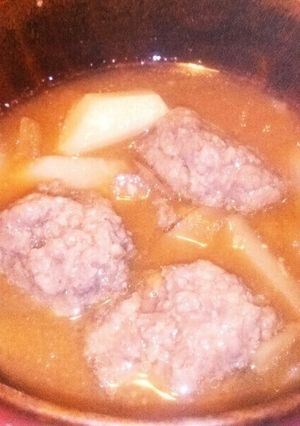 まな板で叩いて♪いわしのつみれ味噌汁-レシピのメイン写真