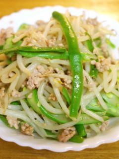 豚ひき肉とインゲンのエスニック炒め-レシピのメイン写真