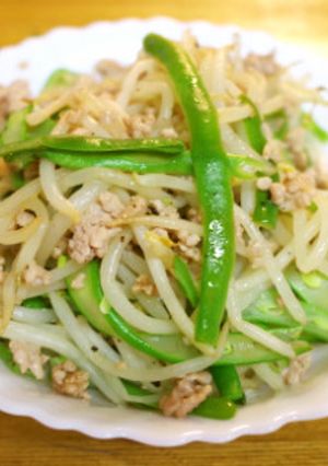 豚ひき肉とインゲンのエスニック炒め-レシピのメイン写真
