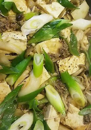 簡単&時短！肉豆腐 牛丼風味-レシピのメイン写真