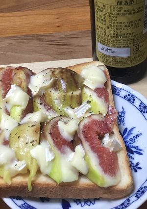 いちじくとベーコンのトースト-レシピのメイン写真
