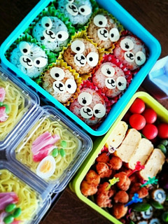 2016 運動会弁当・ダッフィーキャラ弁-レシピのメイン写真