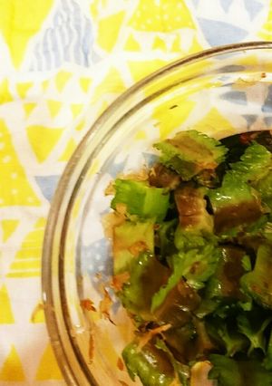 食べやすさ満点☆しかくまめのおひたし-レシピのメイン写真