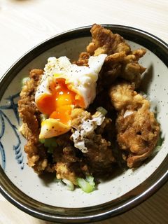 とり天丼のたまごのせ-レシピのメイン写真