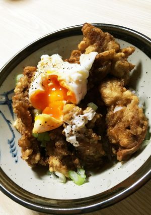 とり天丼のたまごのせ-レシピのメイン写真