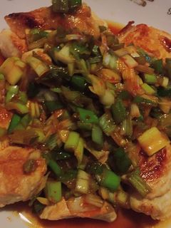 簡単節約葱タレ旨辛チキン-レシピのメイン写真