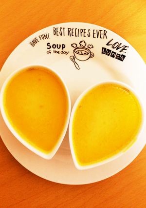簡単！生クリーム不要！かぼちゃプリン♡-レシピのメイン写真
