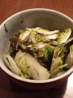 白菜と納豆昆布の浅漬け-レシピのメイン写真