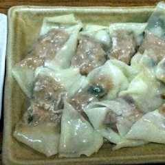 รูปของ 約30秒！ねぎとろまぐろの茹でワンタン