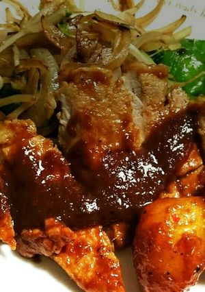 豚カツ様ロースで★肉厚♪豚肉の生姜焼き-レシピのメイン写真